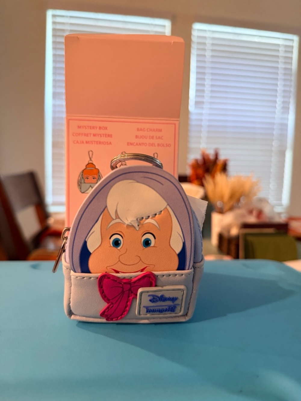 Loungefly Disney Mrs. Darling Mini Backpack Coin purse. White, Pink & Lavendar